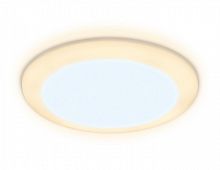 Светильник светодиодный Ambrella A55-100 10W+4W D120x35 10Вт+4Вт Белый картинка 